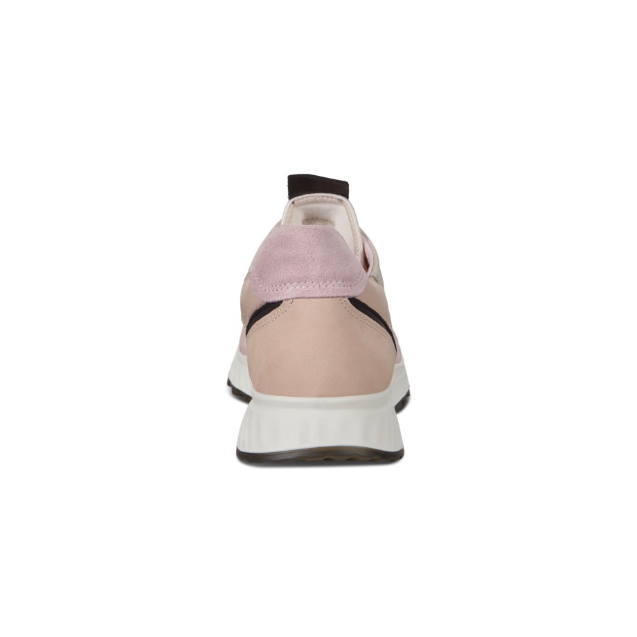 Ecco Norway St.1 Sneaker Dame Blomst Rose-svart-hvit-rose Dust