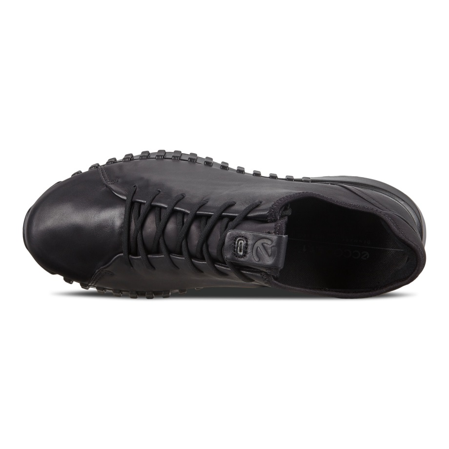 Ecco Norge Zipflex Lav Sneaker Herre Sort