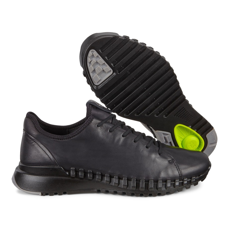Ecco Norge Zipflex Lav Sneaker Herre Sort
