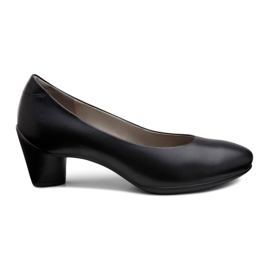Ecco Norway Sculptured 45 Plain Pump Women's Black