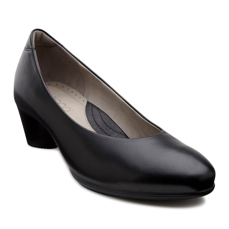 Ecco Norway Sculptured 45 Plain Pump Women's Black