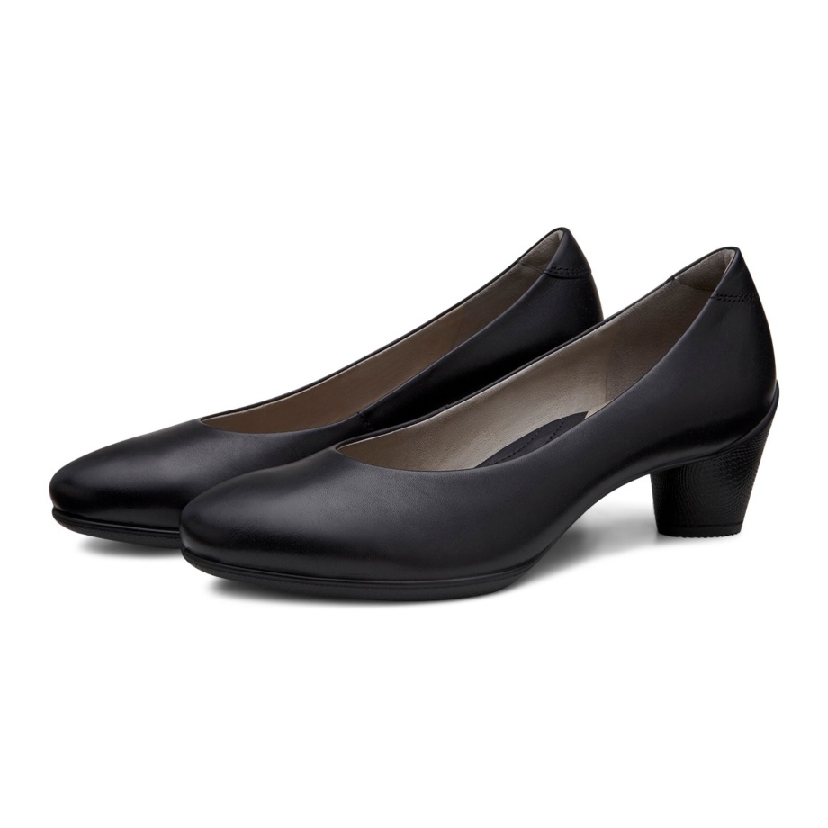 Ecco Norway Sculptured 45 Plain Pump Women's Black