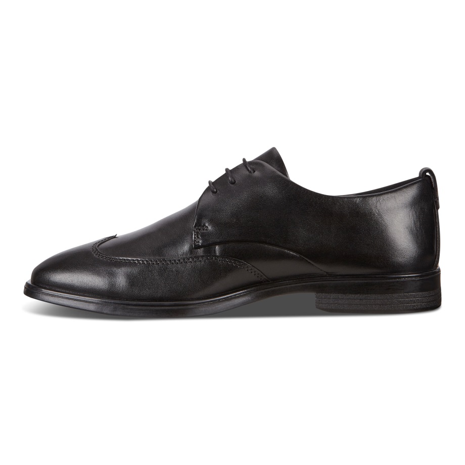 Ecco Norway Melbourne Wingtip Derby Herre Sort