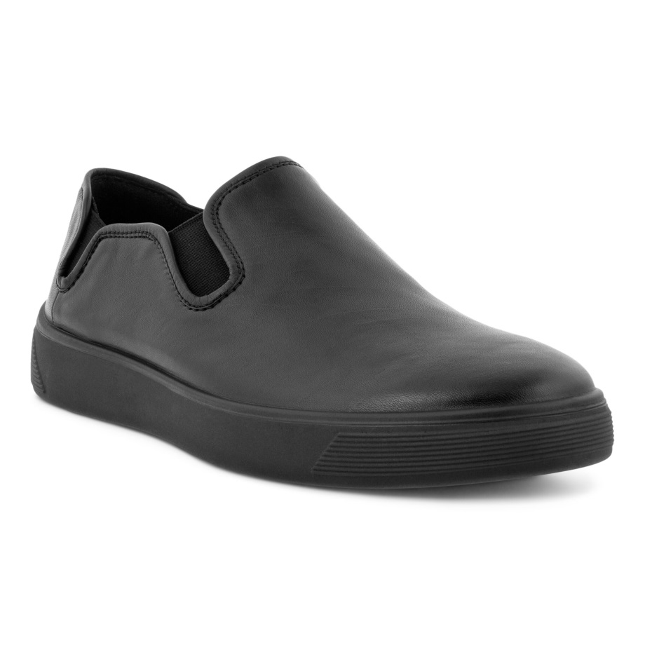 Ecco Norway Street Tray Slip-ons Herre Svart-svart