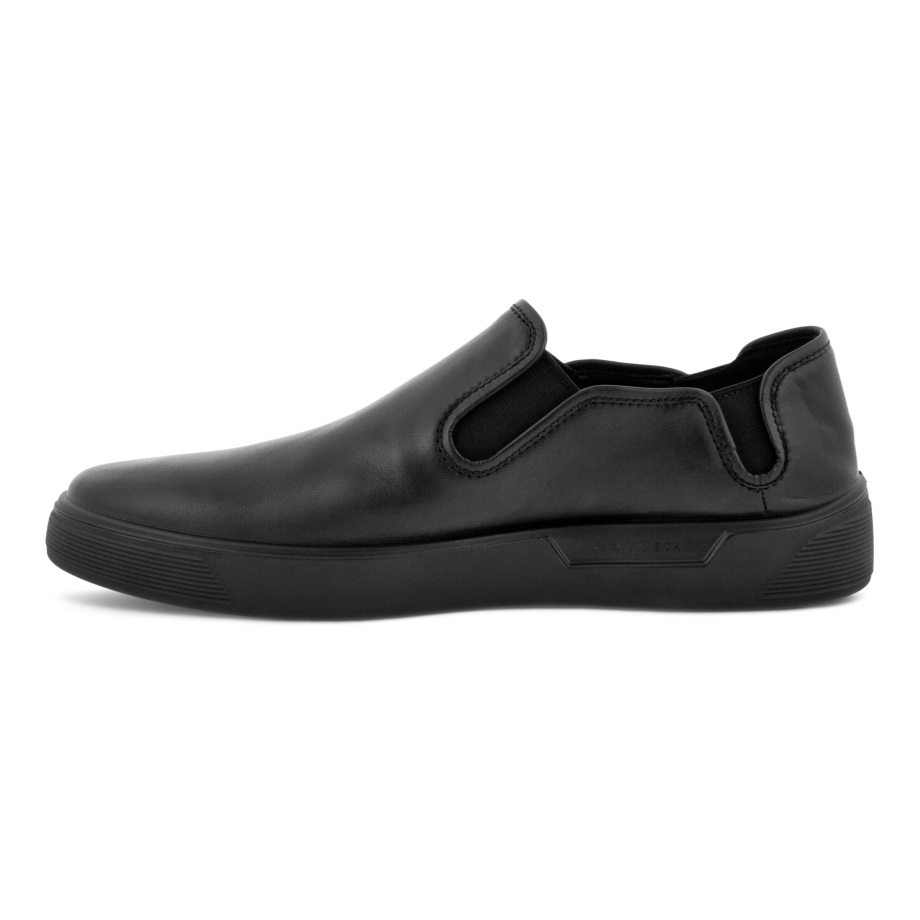 Ecco Norway Street Tray Slip-ons Herre Svart-svart