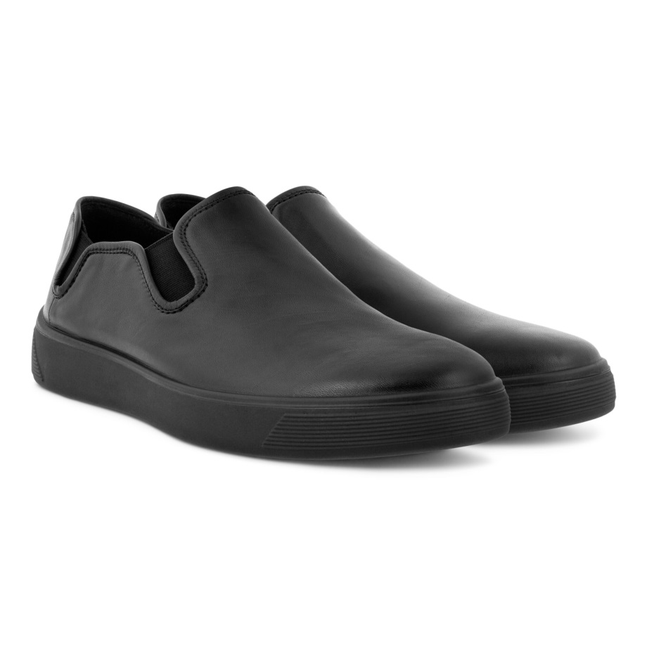 Ecco Norway Street Tray Slip-ons Herre Svart-svart