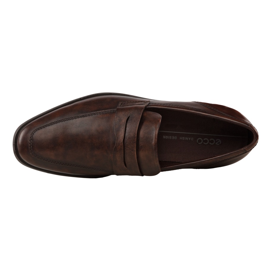 Ecco Norge Queenstown Penny Loafer Herre Kakaobrun