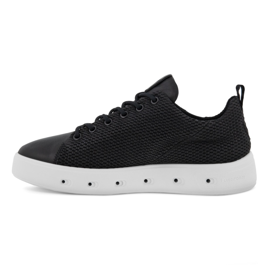 Ecco Norway Street 720 Sneaker Dame Svart-svart
