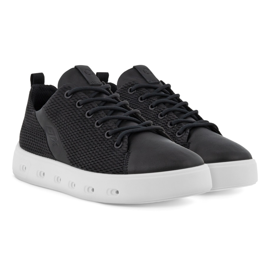Ecco Norway Street 720 Sneaker Dame Svart-svart