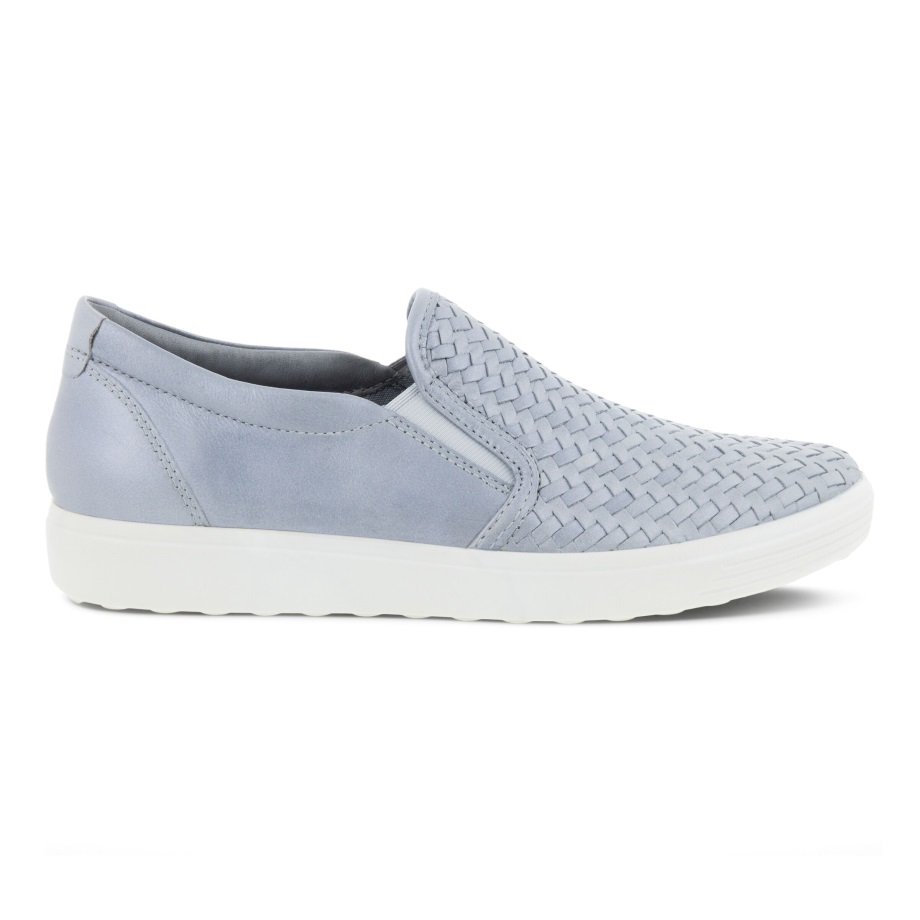 Ecco Norway Soft 7 Slip-on Dame Sølvgrå Metallic