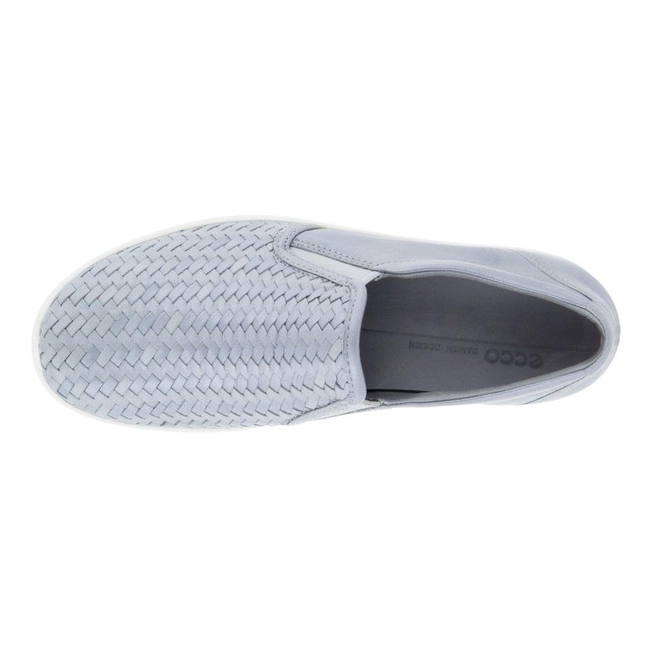 Ecco Norway Soft 7 Slip-on Dame Sølvgrå Metallic