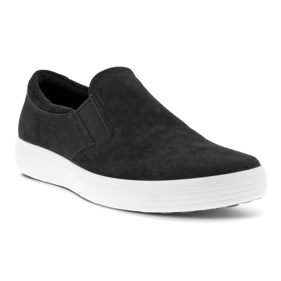 Ecco Norway Soft 7 Slip-on Herre Svart-svart