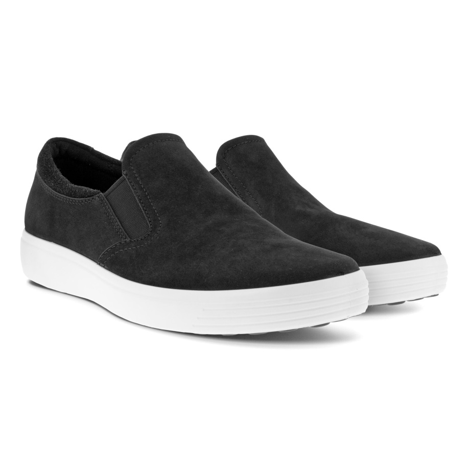 Ecco Norway Soft 7 Slip-on Herre Svart-svart