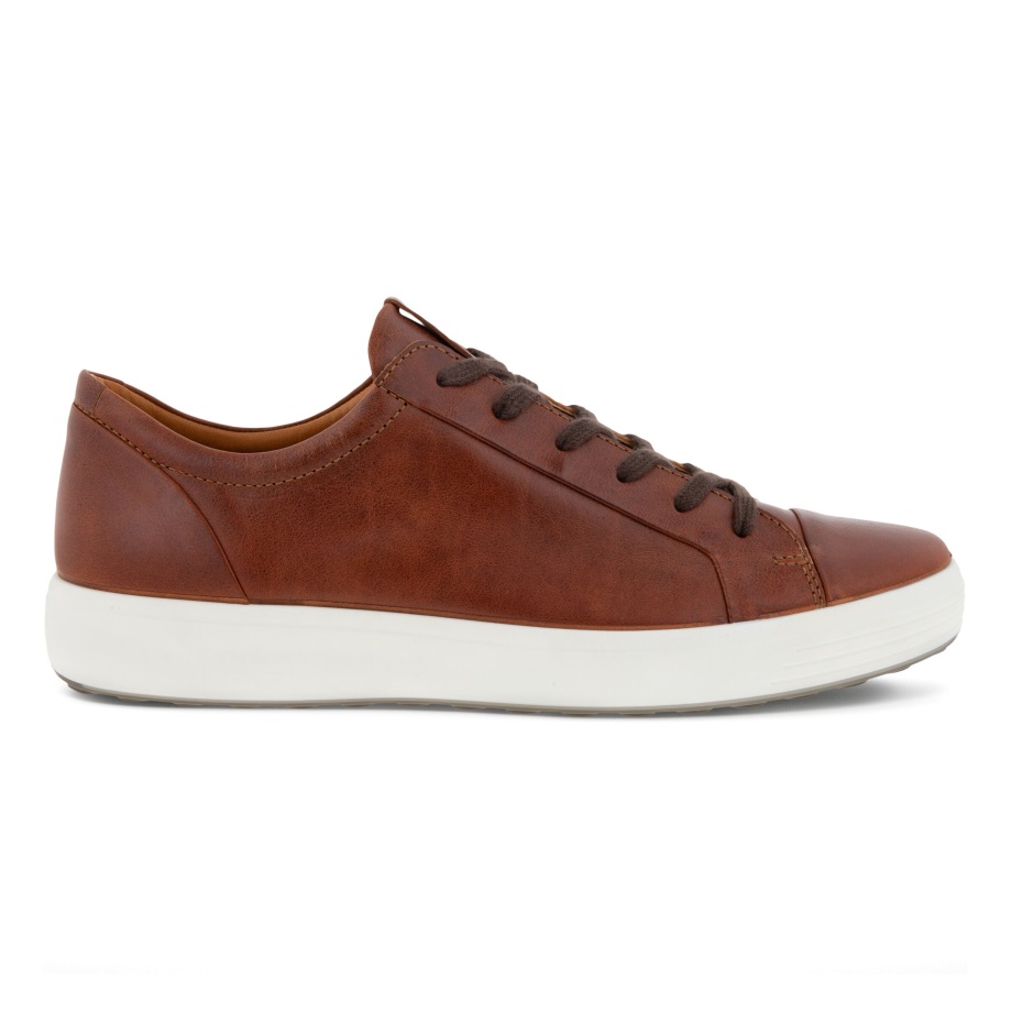 Ecco Norway Soft 7 Sports Classic Sneaker Herre Cognac