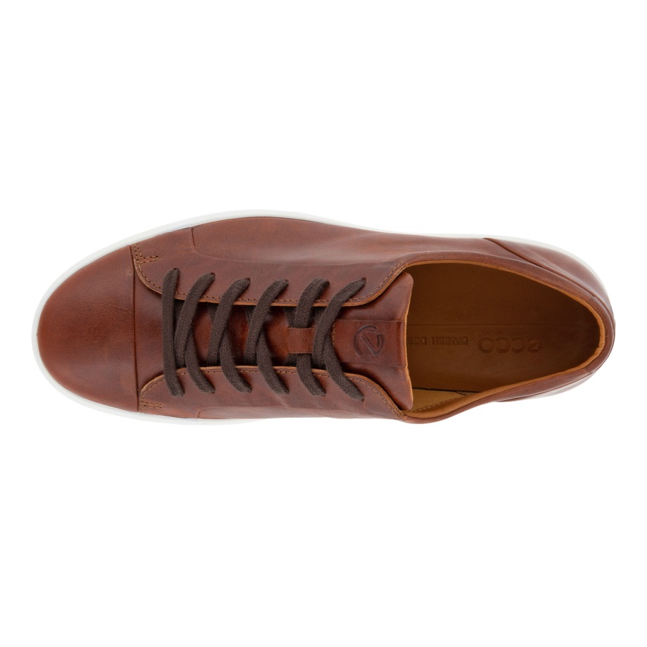 Ecco Norway Soft 7 Sports Classic Sneaker Herre Cognac
