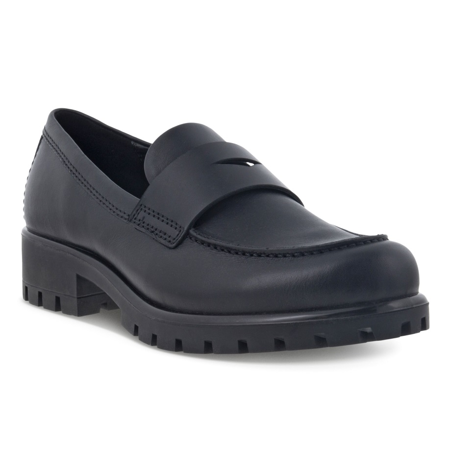 Ecco Norge Modtray Moc-toe Penny Loafer Dame Svart