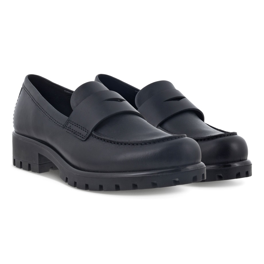 Ecco Norge Modtray Moc-toe Penny Loafer Dame Svart