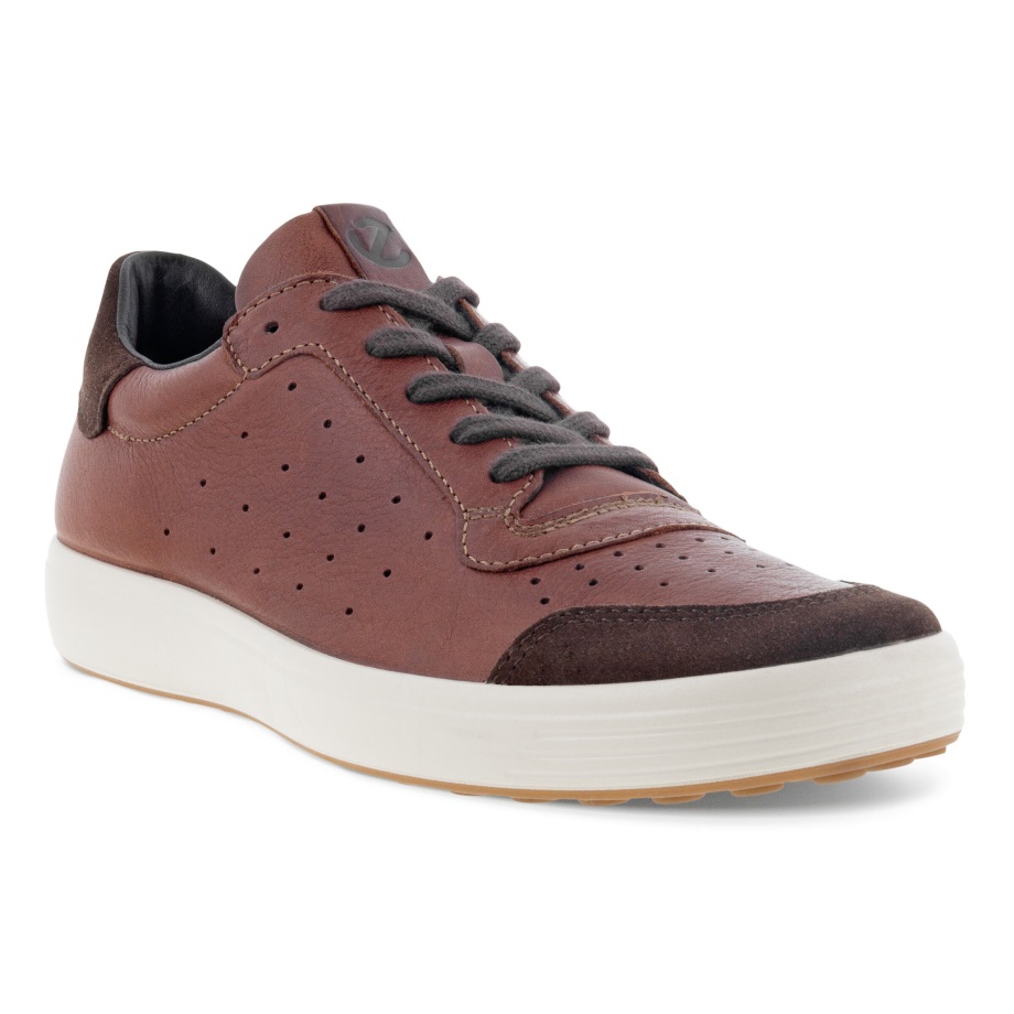 Ecco Norway Soft 7 Sneaker Herre Kaffe-whisky