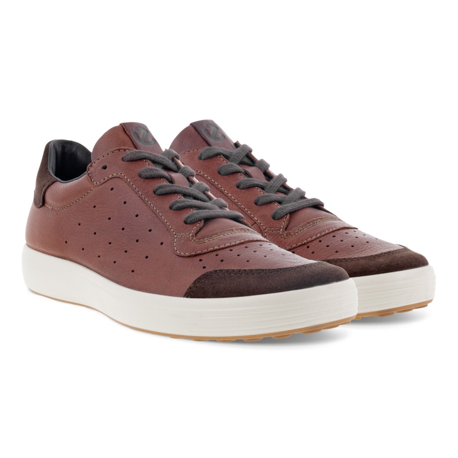 Ecco Norway Soft 7 Sneaker Herre Kaffe-whisky