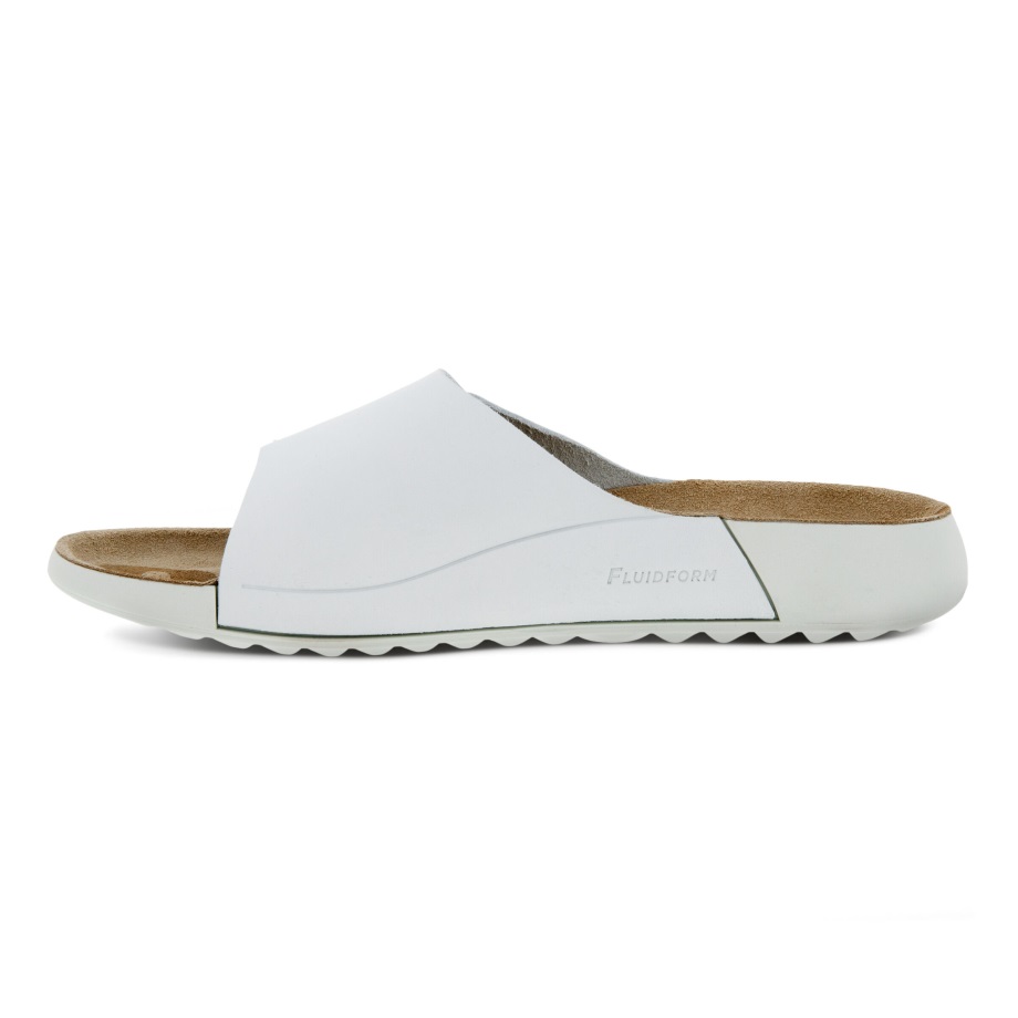 Ecco Norge 2nd Cozmo Slide Sandal Dame Knallhvit