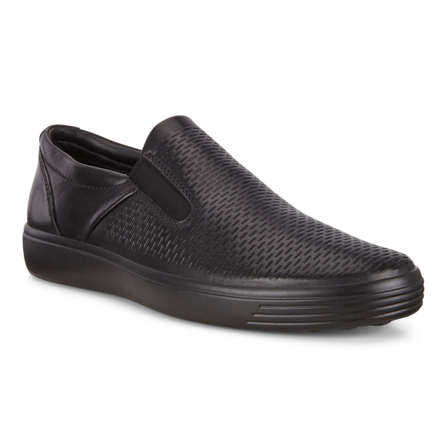 Ecco Norge Soft 7 Slip-ons Herre Sort