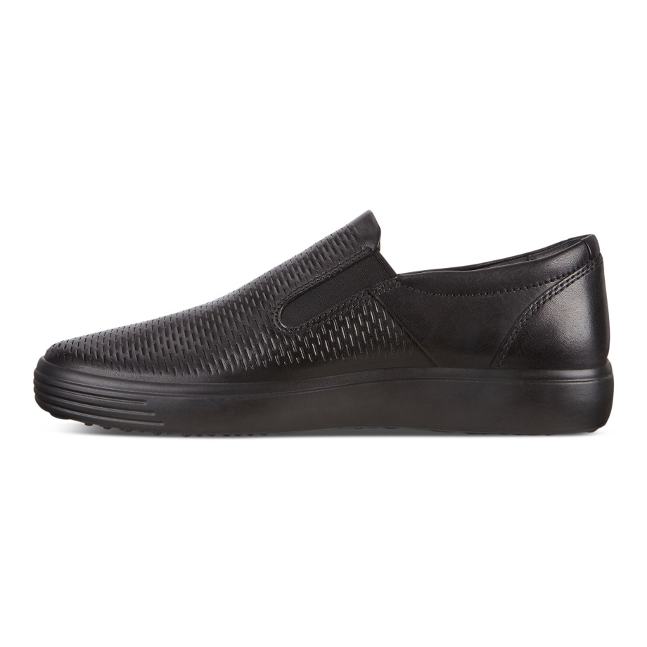 Ecco Norge Soft 7 Slip-ons Herre Sort