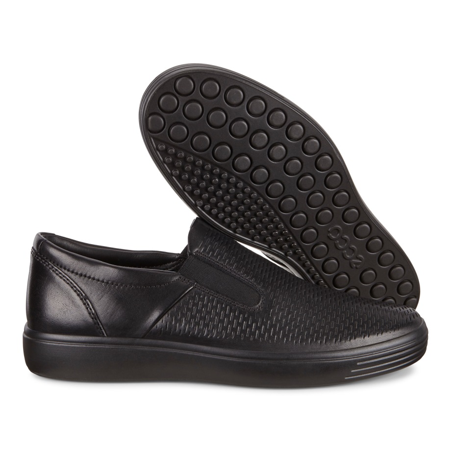 Ecco Norge Soft 7 Slip-ons Herre Sort