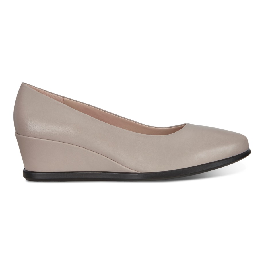 Ecco Norway Shape 45 Wedge Dame Grå Rose