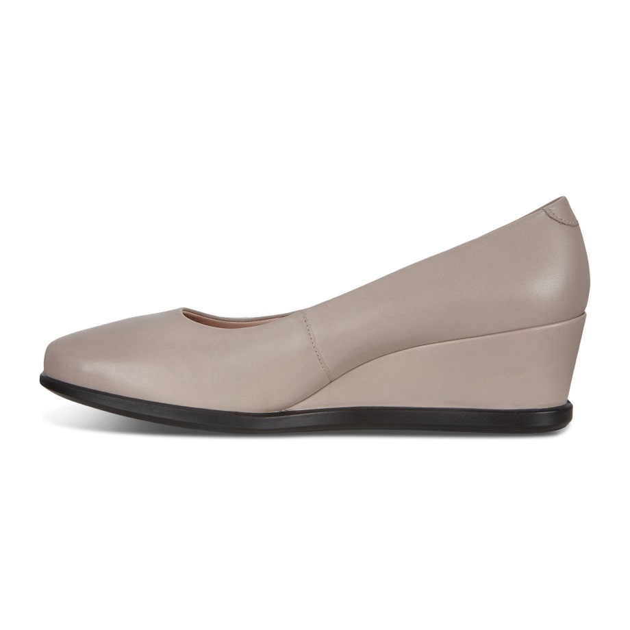 Ecco Norway Shape 45 Wedge Dame Grå Rose