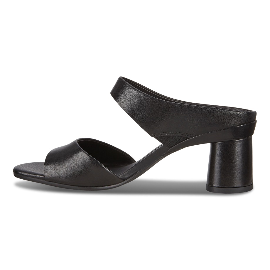 Ecco Norway Elevate 65 Block Sandal Dame Svart