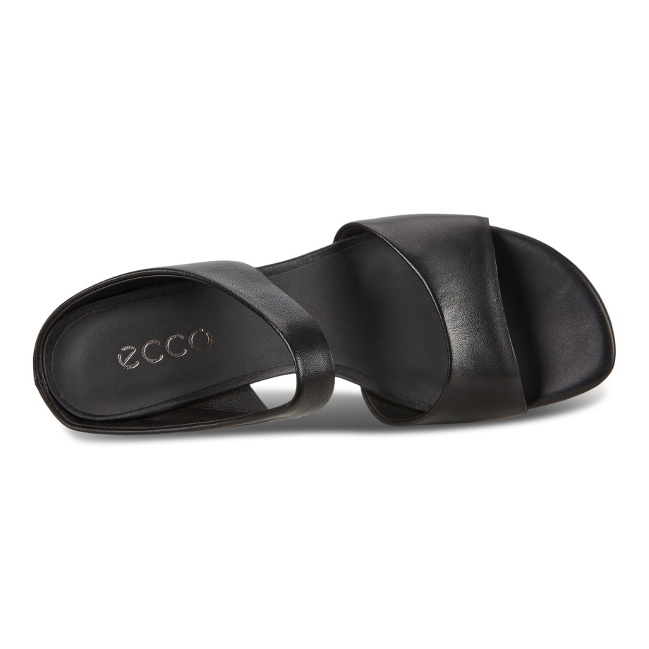 Ecco Norway Elevate 65 Block Sandal Dame Svart