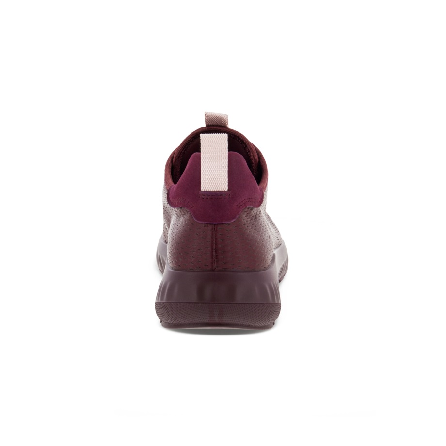 Ecco Norge Ath-1f Street Style Skinn Joggesko Dame Morillo-morillo-sølv Rosa