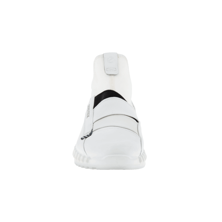 Ecco Norge Zipflex Gore-tex Mid-top Sko Dame Hvit