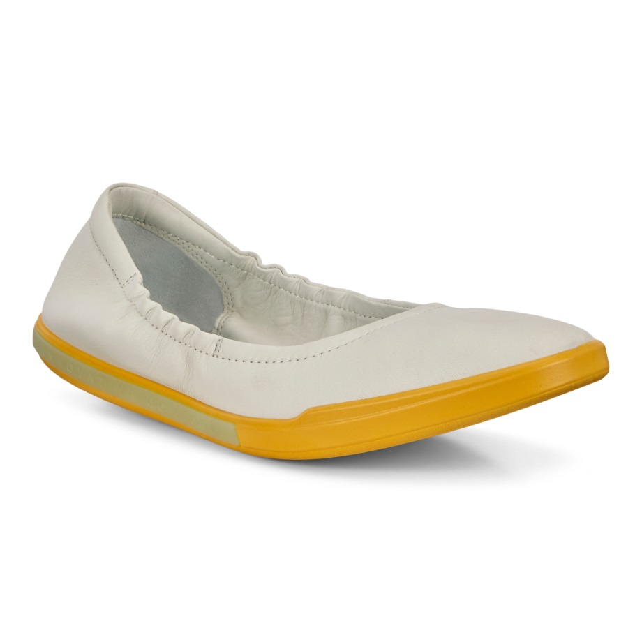 Ecco Norge Simpil Ii Ballerinasko Dame Skygge Hvit