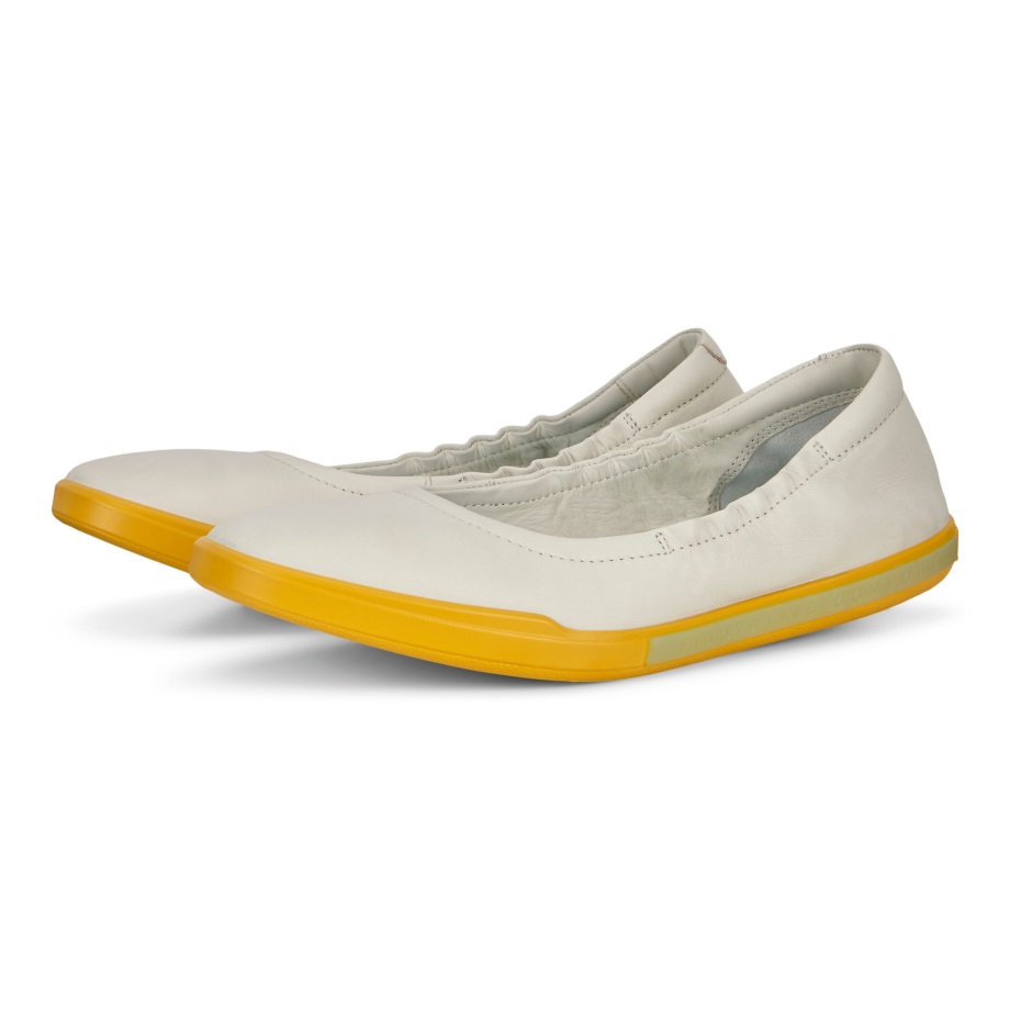 Ecco Norge Simpil Ii Ballerinasko Dame Skygge Hvit
