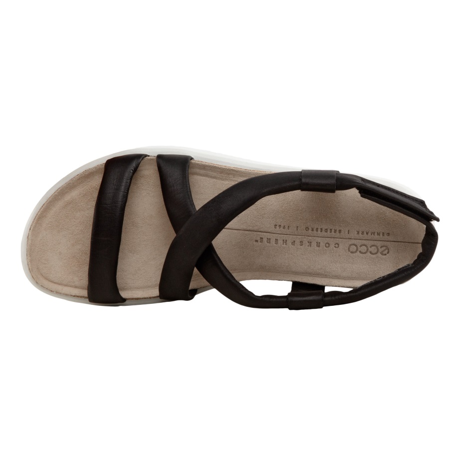 Ecco Norway Corksphere Sandal Dame Svart