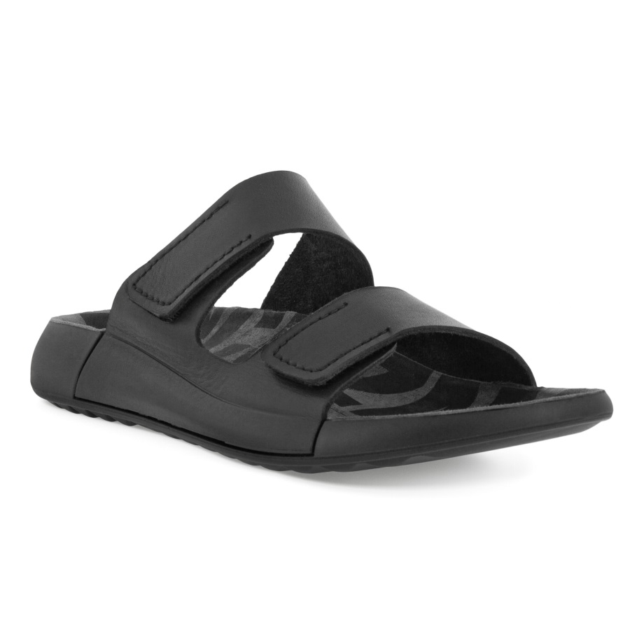 Ecco Norway 2nd Cozmo 2-stropper Slide Sandal Dame Sort