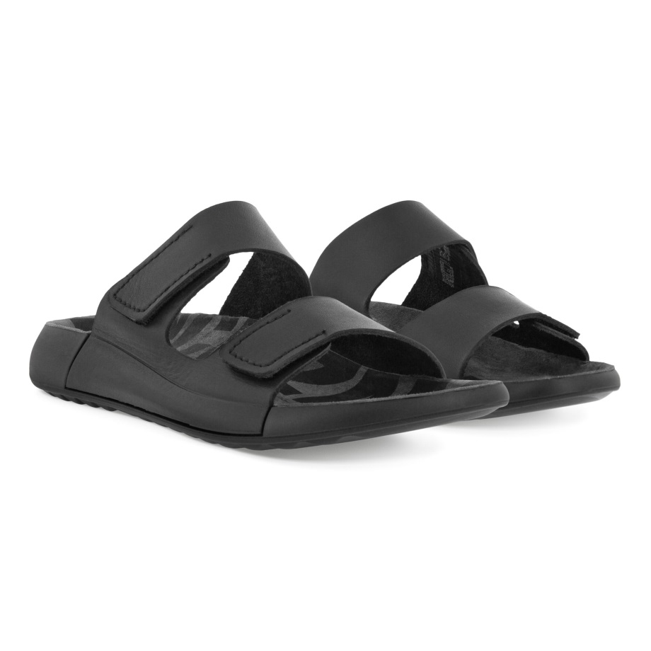 Ecco Norway 2nd Cozmo 2-stropper Slide Sandal Dame Sort