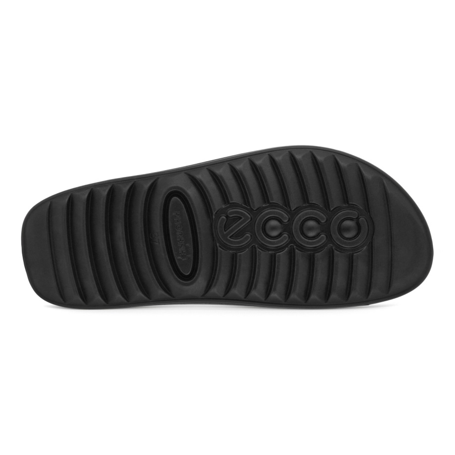 Ecco Norway 2nd Cozmo 2-stropper Slide Sandal Dame Sort