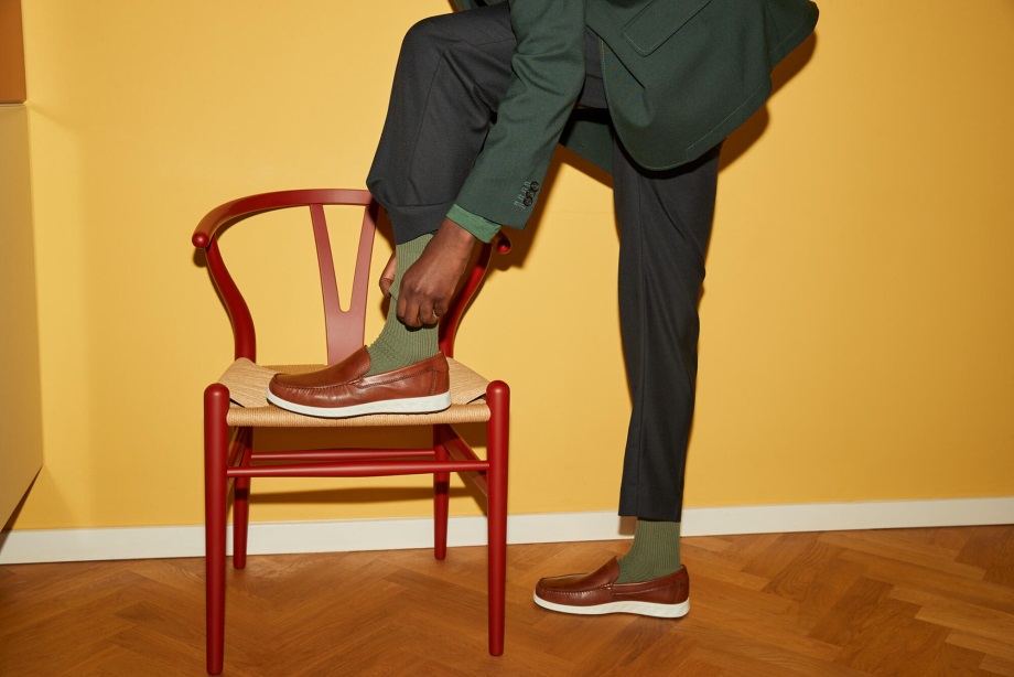 Ecco Norge S-lite Moc Herre Konjakk