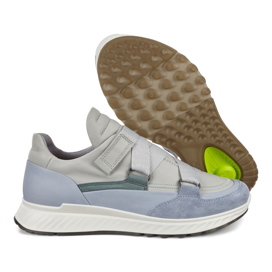 Ecco Norge St.1 Strap Joggesko Dame Støvete Blå-støvete Blå-betong-sjø