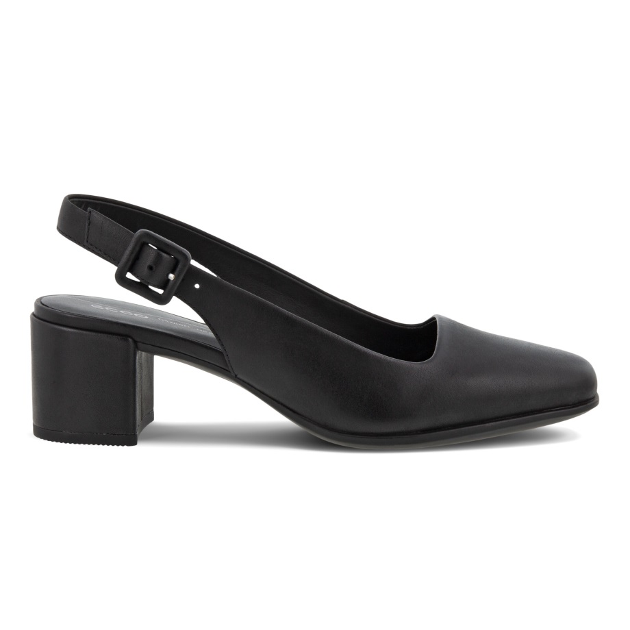 Ecco Norge Form Squared 35 Sling-back Sandal Dame Svart