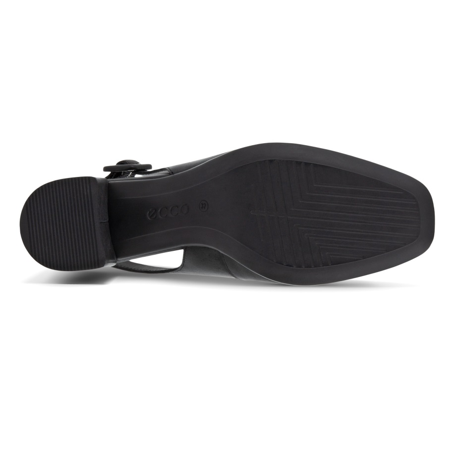 Ecco Norge Form Squared 35 Sling-back Sandal Dame Svart