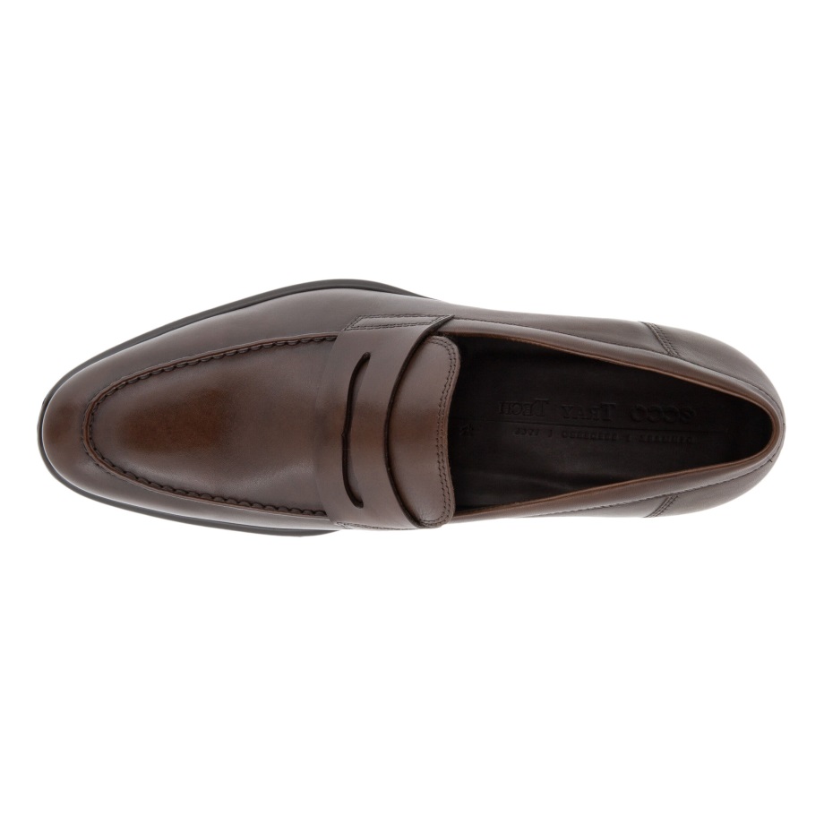 Ecco Norge Citytray Penny Loafer Herre Kakaobrun