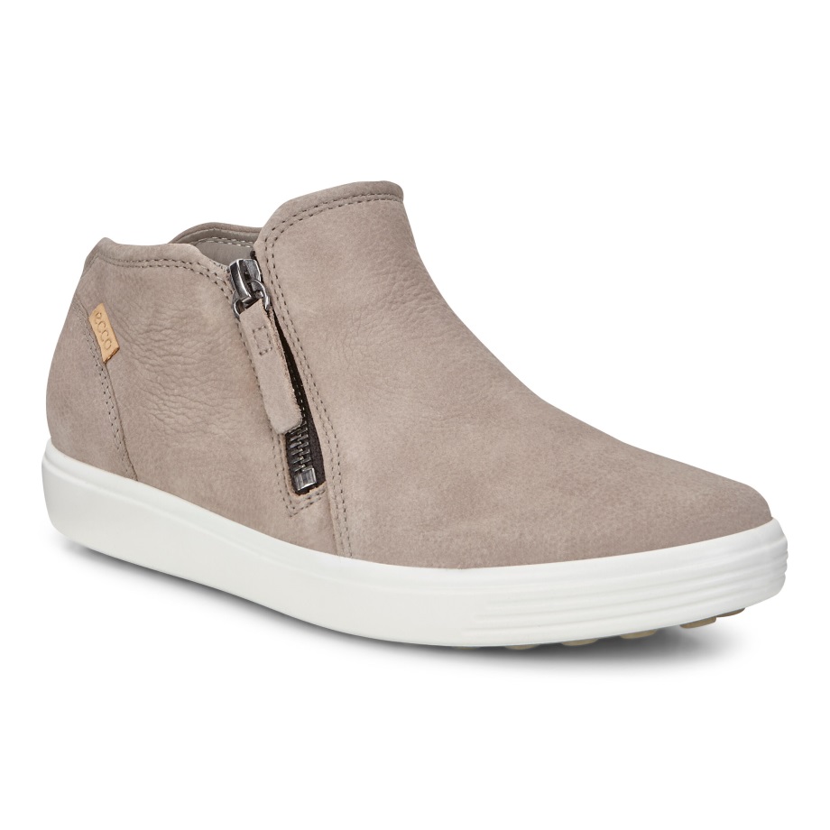 Ecco Norway Soft 7 Low Bootie Varm Grå-powder