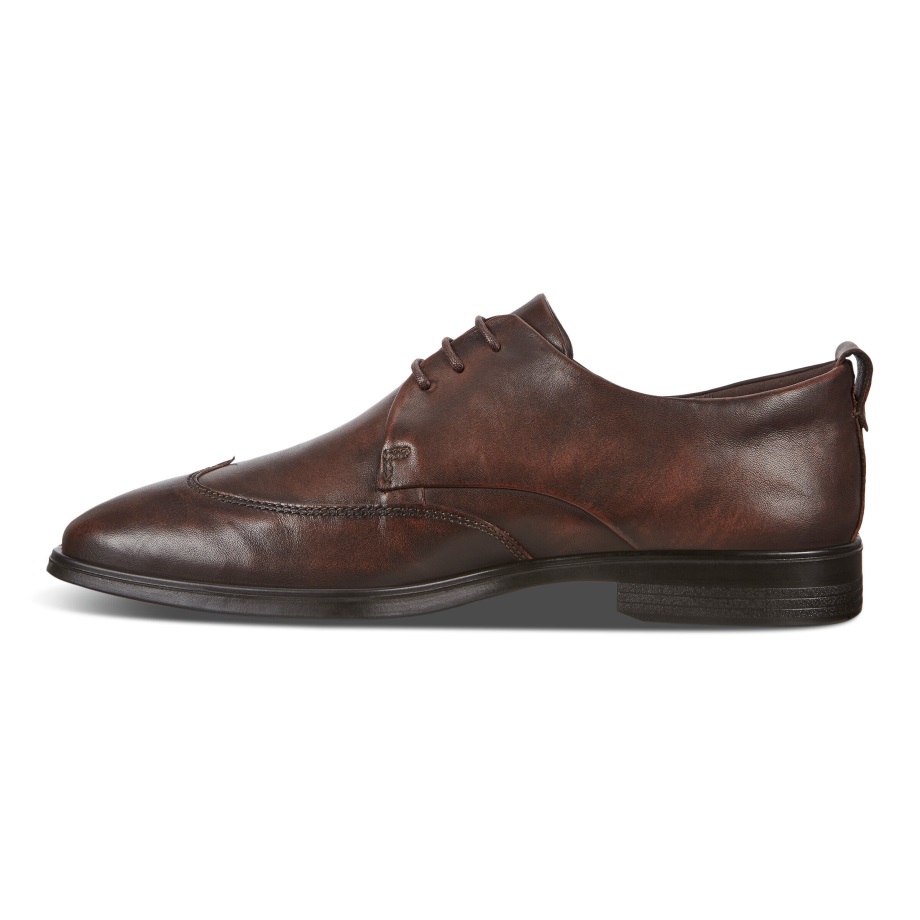 Ecco Norway Melbourne Wingtip Derby Herre Konjakk