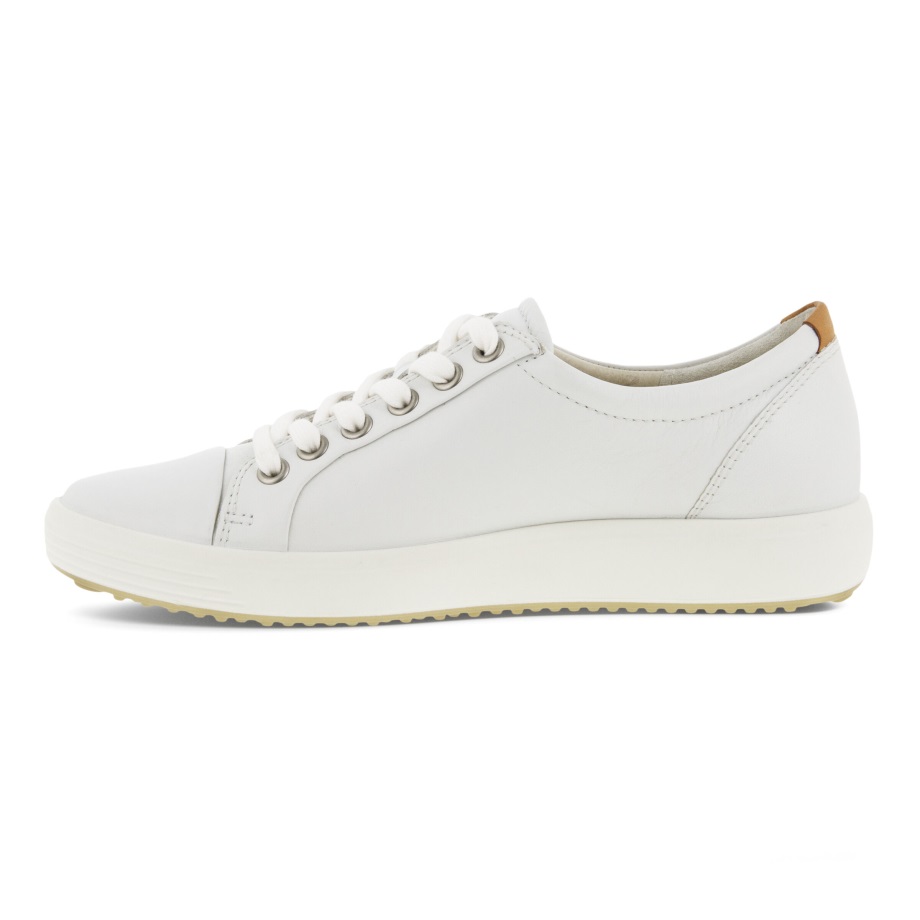 Ecco Norway Soft 7 Sneaker Dame Hvit