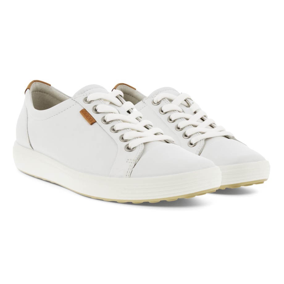 Ecco Norway Soft 7 Sneaker Dame Hvit