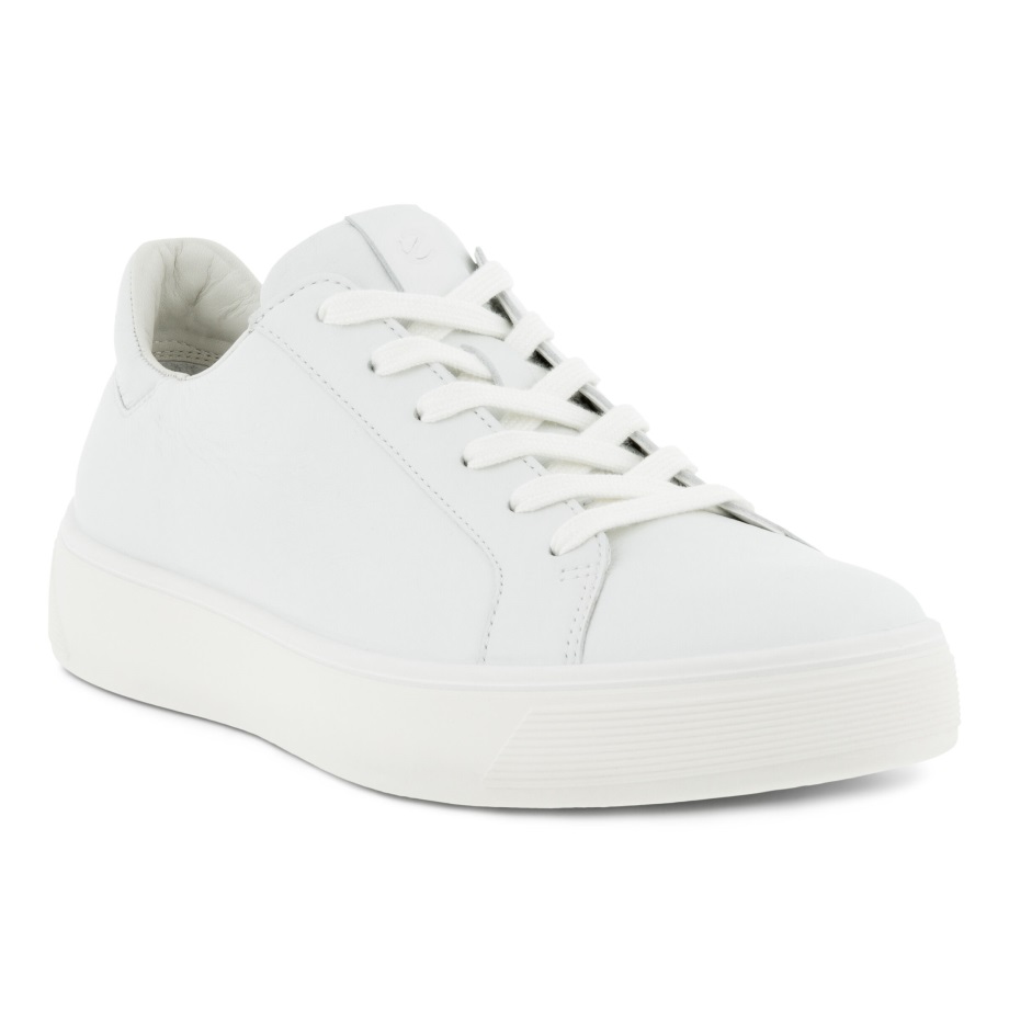 Ecco Norge Street Tray Sneaker Dame Hvit