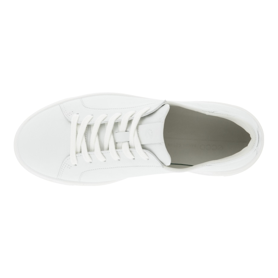 Ecco Norge Street Tray Sneaker Dame Hvit